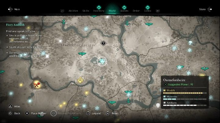 Location: An Animus Anomaly can be found right next to the lake, in the middle of the region - Assassins Creed Valhalla: Animus anomaly - Oxenefordscire secrets, locations - Oxenefordscire - Assassins Creed Valhalla Guide and Walkthrough