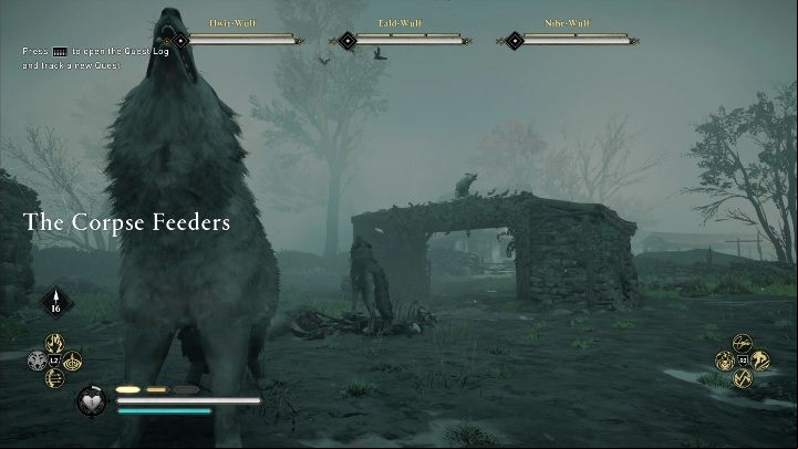 Let's start with the fact that you should focus on one of the wolves - Assassins Creed Valhalla: Legendary Animal - Oxenefordscire secrets, locations - Oxenefordscire - Assassins Creed Valhalla Guide and Walkthrough