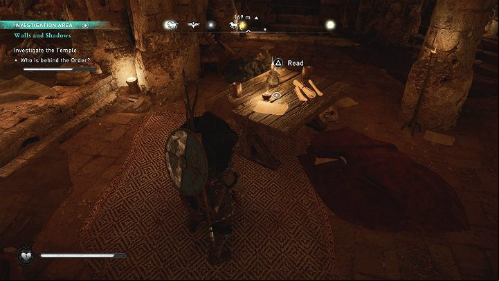 The clue lies on the table - Assassins Creed Valhalla: Walls and Shadows - Lunden - Assassins Creed Valhalla Guide and Walkthrough