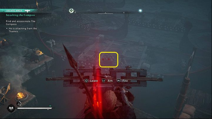 After setting up on your firing position, start eliminating the enemy troops - Assassins Creed Valhalla: Smashing the Com - Lunden - Assassins Creed Valhalla Guide and Walkthrough