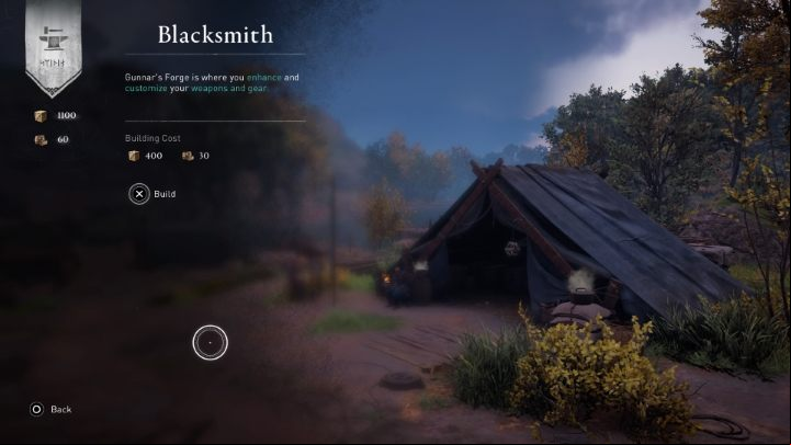 Blacksmith is another important place, although its functions are probably known to you since the early stages of the game - Assassins Creed Valhalla: Which are best buildings for the settlement? - Settlement - Assassins Creed Valhalla Guide and Walkthrough