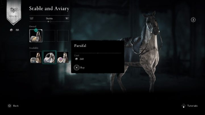 The construction of Stable and Aviary will unlock access to the purchase of new horses and birds - but this is only a cosmetic change and does not affect the stats in any way - Assassins Creed Valhalla: Which are best buildings for the settlement? - Settlement - Assassins Creed Valhalla Guide and Walkthrough