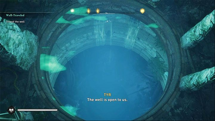 Solving the puzzle will trigger a cut-scene showing the opening of the Well of Urdr - Assassins Creed Valhalla: How to open Well of Urdr in Asgard? - Exploration - Assassins Creed Valhalla Guide and Walkthrough