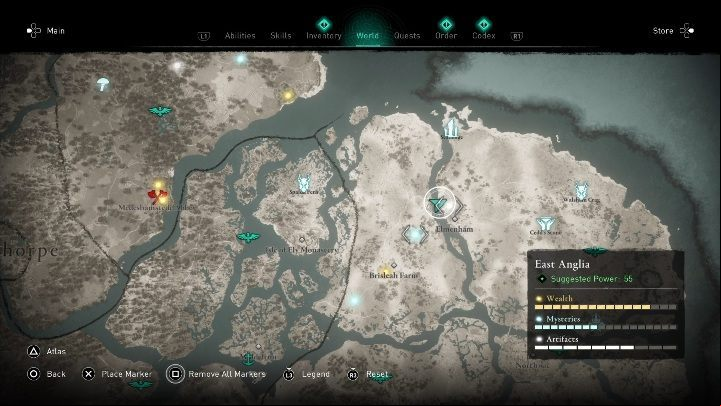 Location: You will find the card in Elemnham - Assassins Creed Valhalla: Flying paper - East Anglia secrets, locations - East Anglia - Assassins Creed Valhalla Guide and Walkthrough