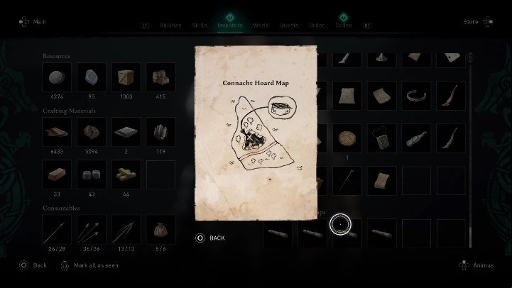 You will find the blueprint in the west of Ireland, in the Connacht region - AC Valhalla Wrath of the Druids: Treasure Hoard Map - Connacht secrets - Connacht - Assassins Creed Valhalla Guide and Walkthrough