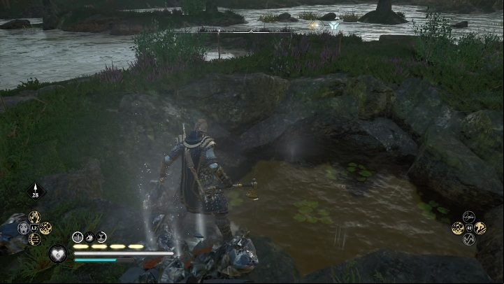To get the blueprint, you must jump into the water and then explore the bottom - AC Valhalla Wrath of the Druids: Treasure Hoard Map - Connacht secrets - Connacht - Assassins Creed Valhalla Guide and Walkthrough