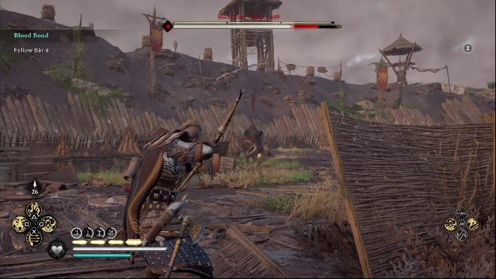 , there is no point in attacking a legendary animal with a bow or torches - AC Valhalla Wrath of the Druids: Legendary Animal - Connacht secrets, location - Connacht - Assassins Creed Valhalla Guide and Walkthrough