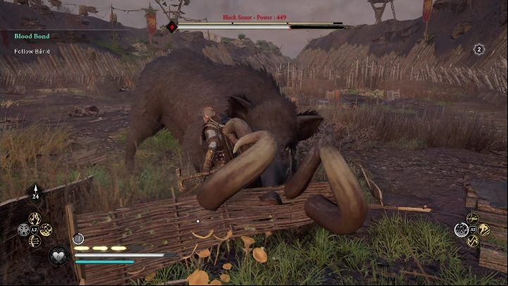 Your opponent's level is 449 - AC Valhalla Wrath of the Druids: Legendary Animal - Connacht secrets, location - Connacht - Assassins Creed Valhalla Guide and Walkthrough