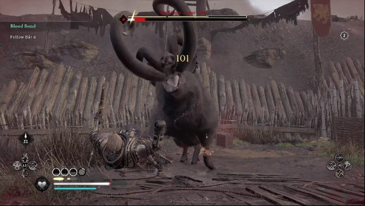 The animal's two main attacks are kicking with its back legs and impaling on antlers - AC Valhalla Wrath of the Druids: Legendary Animal - Connacht secrets, location - Connacht - Assassins Creed Valhalla Guide and Walkthrough