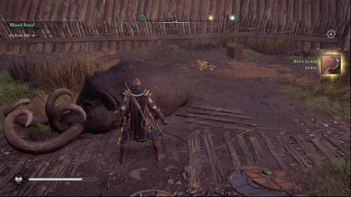 After defeating the opponent, you will gain not only valuable experience points but also a new weapon - Bone Sickle - AC Valhalla Wrath of the Druids: Legendary Animal - Connacht secrets, location - Connacht - Assassins Creed Valhalla Guide and Walkthrough