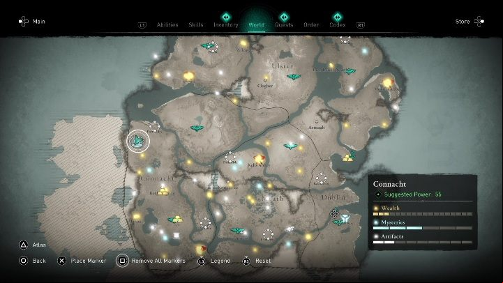1 - AC Valhalla Wrath of the Druids: Trails of the Morrigan - Connacht secrets - Connacht - Assassins Creed Valhalla Guide and Walkthrough