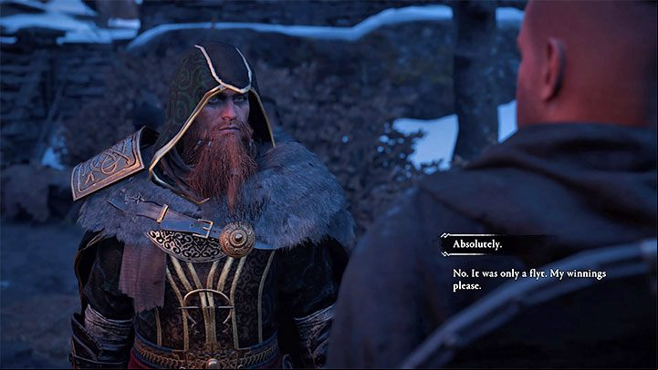 After winning the flyting, Stigr will suggest going to a secluded place – agree to his proposal - Assassins Creed Valhalla: Stigr the Amorous - romance - Romances - Assassins Creed Valhalla Guide and Walkthrough