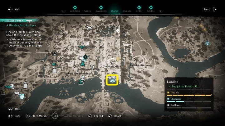 At the location shown in the image above, you will meet people who are lamenting over the loss of their cargo, which went down with one of their ships - Assassins Creed Valhalla: The Last Flight of Gyldan Sparrow - Lunden - Assassins Creed Valhalla Guide and Walkthrough