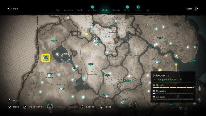 In the place marked in the image above, you will meet a man named Jason - Assassins Creed Valhalla: Paolas Dream - Sciropescire - Assassins Creed Valhalla Guide and Walkthrough