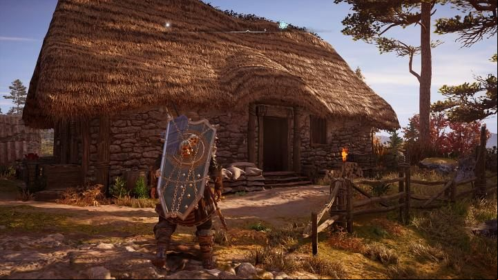 Climb the rock next to the man's corpse and enter a nearby house - Assassins Creed Valhalla: The Puppeteer - Sciropescire - Assassins Creed Valhalla Guide and Walkthrough