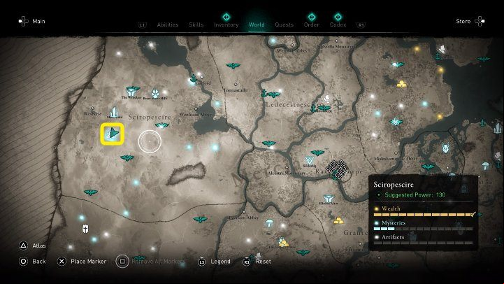 In the place shown in the image above, you will find a locked hut - Assassins Creed Valhalla: Bewitched - Sciropescire - Assassins Creed Valhalla Guide and Walkthrough