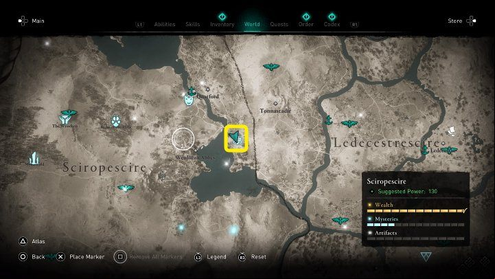 In the place marked on the image above, you will meet a man named Otta who has an extraordinary ability - Assassins Creed Valhalla: Otta, Son of Slugga - Sciropescire - Assassins Creed Valhalla Guide and Walkthrough
