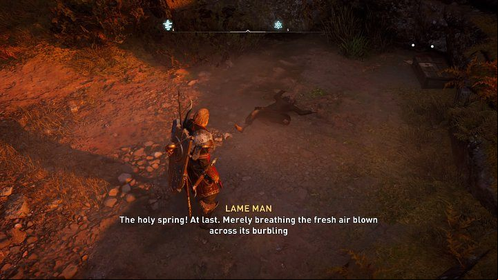 Pick up the man and carry him up the hill - Assassins Creed Valhalla: Miracle - Sciropescire - Assassins Creed Valhalla Guide and Walkthrough