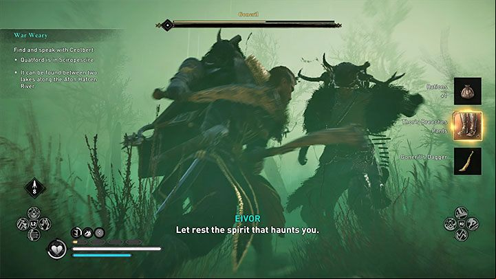 6) Kill Daughters of Lerion - strong warriors with supernatural powers - Assassins Creed Valhalla: What does suggested power mean? - Exploration - Assassins Creed Valhalla Guide and Walkthrough