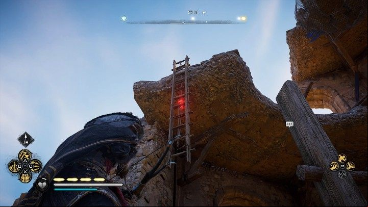 Arne (Frode's brother) is stuck at the top of the tower and doesn't know how to get down - Assassins Creed Valhalla: The Lighthouse Twins - Cent - Assassins Creed Valhalla Guide and Walkthrough