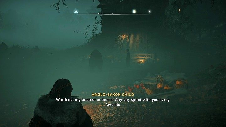 Sit on a wooden log and wait - Assassins Creed Valhalla: Winifred - Cent - Assassins Creed Valhalla Guide and Walkthrough