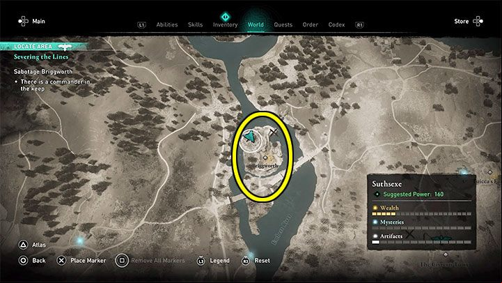 The second place where you can get the Incendiary Dust Trap ability is Briggworth in the Suthsexe region - Assassins Creed Valhalla: Hidden Ones Bureau - basics - Hidden Ones Bureau - Assassins Creed Valhalla Guide and Walkthrough