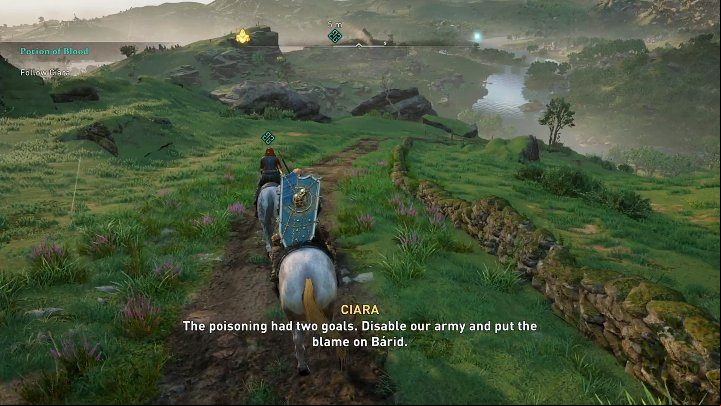 Ciara knows how to help the king's army, but you must find her druid friend, Deirdre - AC Valhalla Wrath of the Druids: Potion of Blood - Walkthrough - Assassins Creed Valhalla Guide and Walkthrough
