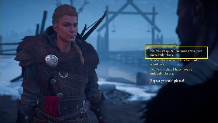 The last answer and you have it out of your mind - Assassins Creed Valhalla: Flyting - Rygjafylke secrets, locations - Rygjafylke - Assassins Creed Valhalla Guide and Walkthrough