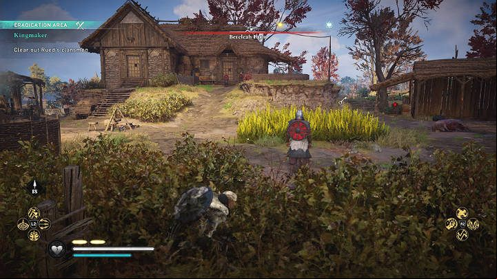 While riding, you will come across of the Rued clan, who attacked the Beteleah farm - Assassins Creed Valhalla: Kingmaker - East Anglia - Assassins Creed Valhalla Guide and Walkthrough