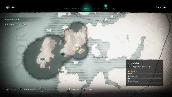 You will find the Recurve Bow in the northwestern part of Rygjafylke - Assassins Creed Valhalla: Gear - Rygjafylke secrets, locations - Rygjafylke - Assassins Creed Valhalla Guide and Walkthrough