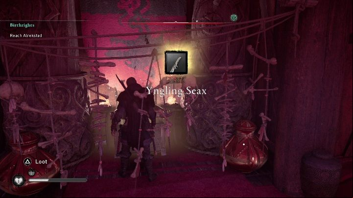 As a reward you will receive Yngling Seax - a dagger - Assassins Creed Valhalla: Gear - Rygjafylke secrets, locations - Rygjafylke - Assassins Creed Valhalla Guide and Walkthrough