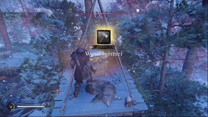 As a reward, you will receive the War hammer, which is a two-handed weapon - Assassins Creed Valhalla: Gear - Rygjafylke secrets, locations - Rygjafylke - Assassins Creed Valhalla Guide and Walkthrough