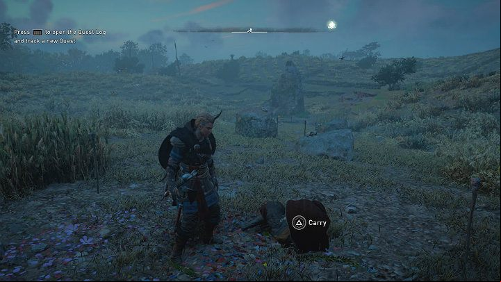 When you help her get up, she will tell you that she has suffered a severe wound to create an elixir that speeds up crop growth - Assassins Creed Valhalla: Life-Blood - East Anglia - Assassins Creed Valhalla Guide and Walkthrough