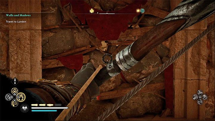 After reaching the last bar, turn to the bureau side - Assassins Creed Valhalla: Lunden - Londinium Assassin Bureau - Hidden Ones Bureau - Assassins Creed Valhalla Guide and Walkthrough