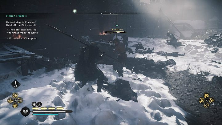 Among the enemy troops, there will be one stronger opponent - a hero - Assassins Creed Valhalla: Honors Hubris - Eurvicscire - Assassins Creed Valhalla Guide and Walkthrough