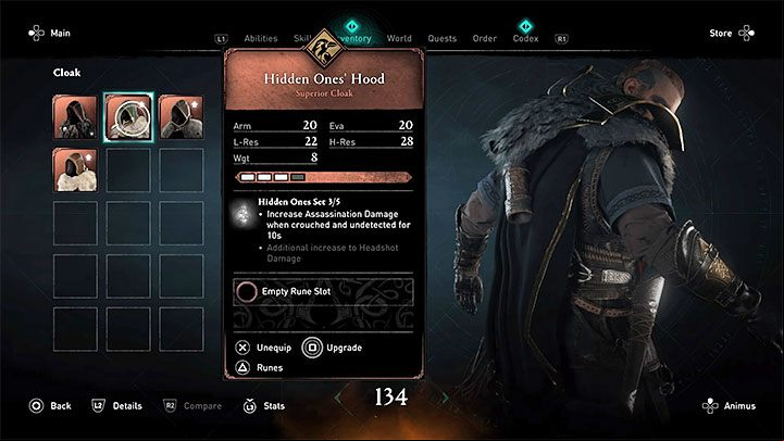 The most important treasure is waiting for you in the large chest - Hidden Ones' Hood is one of the parts of the Hidden Ones' set - Assassins Creed Valhalla: Colcestre - Camulodunum Assassin Bureau - Hidden Ones Bureau - Assassins Creed Valhalla Guide and Walkthrough