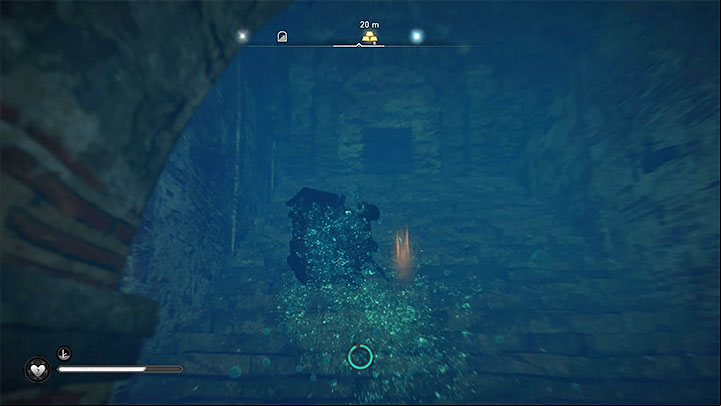 Take the second key from the main room of the hideout and return to the flooded chamber - Assassins Creed Valhalla: Colcestre - Camulodunum Assassin Bureau - Hidden Ones Bureau - Assassins Creed Valhalla Guide and Walkthrough