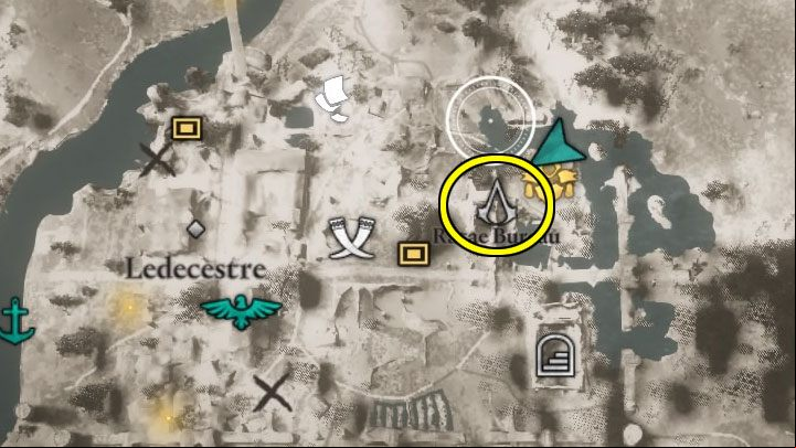 1 - Assassins Creed Valhalla: Ledecestre - Ratae Assassin Bureau - Hidden Ones Bureau - Assassins Creed Valhalla Guide and Walkthrough