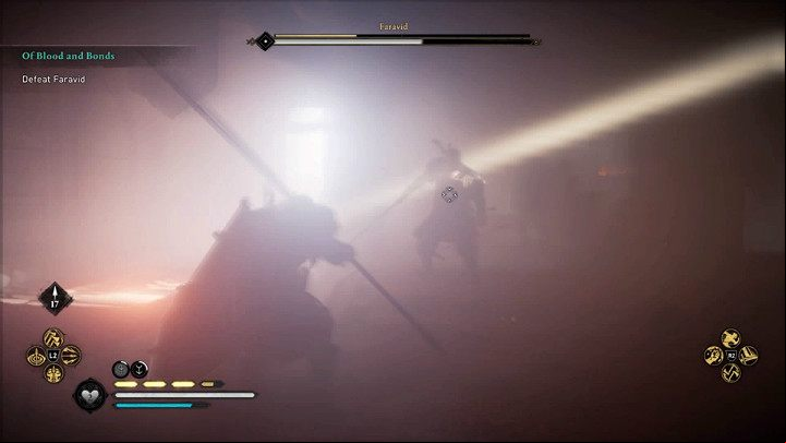 Faravid has a trick up his sleeve that can make the fight a little bit more difficult - Assassins Creed Valhalla: Faravid boss fight - how to win? - Bosses - Assassins Creed Valhalla Guide and Walkthrough