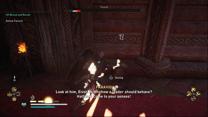 When you defeat Faravid, instead of finishing him off, Eivor will bring him to Halfdan, who will judgement on him - Assassins Creed Valhalla: Faravid boss fight - how to win? - Bosses - Assassins Creed Valhalla Guide and Walkthrough