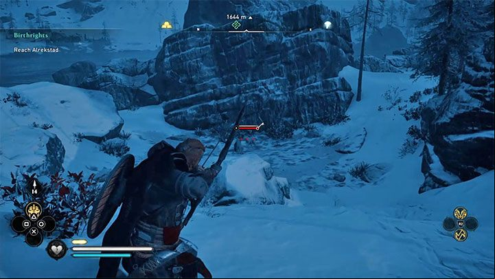 The traces will lead you to the wolf lair, shown in the pictures above - Assassins Creed Valhalla: How to open a chest in Deserted chalet? - Exploration - Assassins Creed Valhalla Guide and Walkthrough