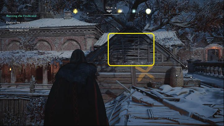 The entrance to the house is obviously barricaded - Assassins Creed Valhalla: Burning the Firebrand - Jorvik - Assassins Creed Valhalla Guide and Walkthrough