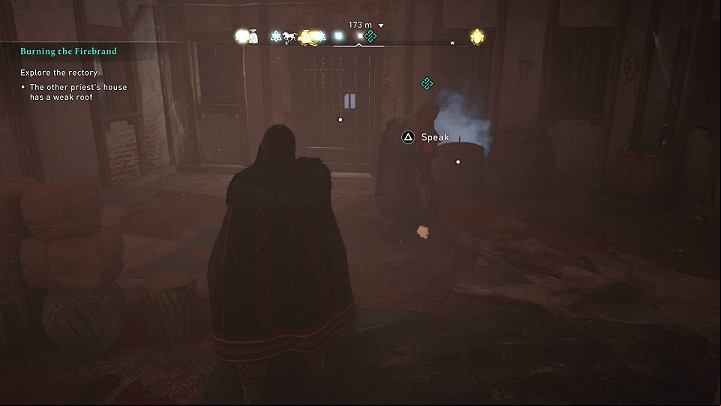 The man also hid from the wrath of the Red Hand - Assassins Creed Valhalla: Burning the Firebrand - Jorvik - Assassins Creed Valhalla Guide and Walkthrough