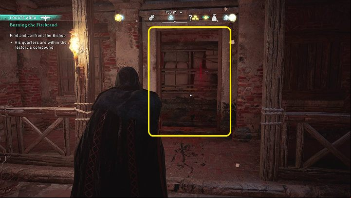 Once you are there, move the obstacle blocking the door and go inside to look around a bit - Assassins Creed Valhalla: Burning the Firebrand - Jorvik - Assassins Creed Valhalla Guide and Walkthrough