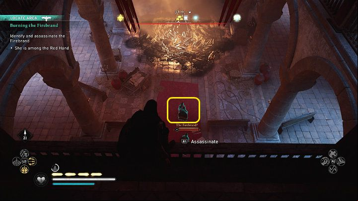 The Prioress turns out to be the Firebrand and will kill anyone who gets in her way - Assassins Creed Valhalla: Burning the Firebrand - Jorvik - Assassins Creed Valhalla Guide and Walkthrough
