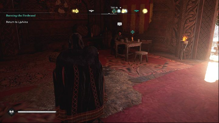 Return to Ljufvina and tell her what role Prioress Ingeborga, also known as Firebrand, played in all this - Assassins Creed Valhalla: Burning the Firebrand - Jorvik - Assassins Creed Valhalla Guide and Walkthrough