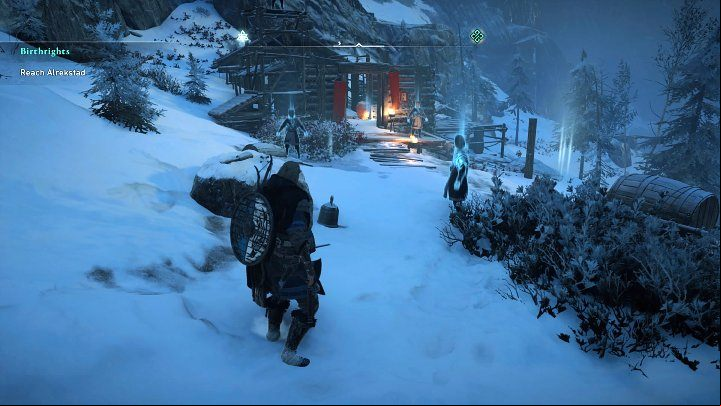 Eliminate all the targets in the makeshift village and talk to the leader child, Kaija, to complete this quest - Assassins Creed Valhalla: Battle Born - Hordafylke - Assassins Creed Valhalla Guide and Walkthrough