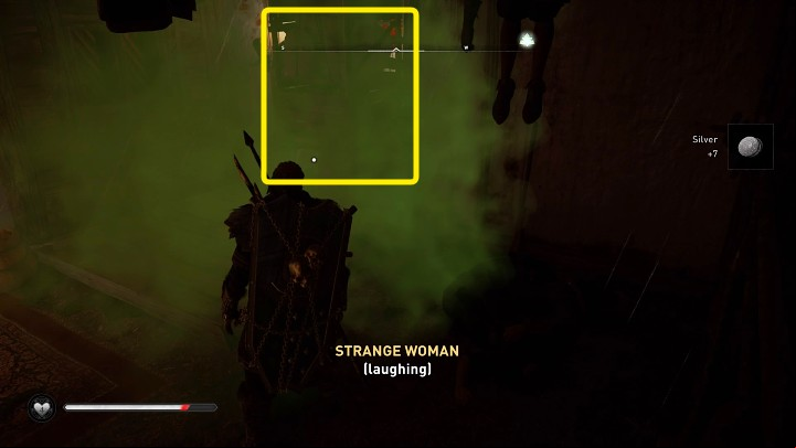 Once inside the house, the door will shut, and the entire room will fill with toxic gas - Assassins Creed Valhalla: Lady of the Lake - Glowecestrescire - Assassins Creed Valhalla Guide and Walkthrough