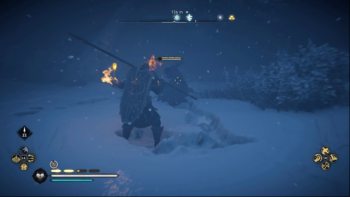 After a while, a hefty elite Pict warrior will appear - Assassins Creed Valhalla: The Myth in the Mountains - Snotinghamscire - Assassins Creed Valhalla Guide and Walkthrough