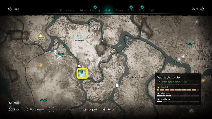 In the place, as shown in the image above, you will meet a Viking - Assassins Creed Valhalla: An Efficient Cremation - Snotinghamscire - Assassins Creed Valhalla Guide and Walkthrough